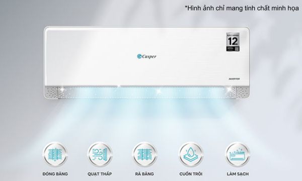 máy lạnh casper  1,5hp QC-12IS36